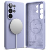 Husa MagSafe pentru Samsung Galaxy S26 Ultra S948, Ringke, Silicone, Mov