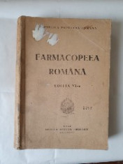 Farmacopeea Romana editia a 6 a Exemplar numerotat an 1948 foto