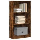 VidaXL Bibliotecă, stejar fumuriu, 60x24x109 cm, lemn prelucrat 857807