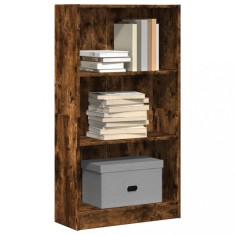 vidaXL Bibliotecă, stejar fumuriu, 60x24x109 cm, lemn prelucrat 857807