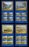 Cumpara ieftin ✅ RO 2019 LP 2245 &quot;Ziua Internationala a Dunarii - Dunarea in pictura &quot; , serie in minicoli de 4 marci + manseta , MNH