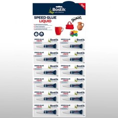 Set adeziv universal Bostik Speed Glue, lichid, 6x2x2g