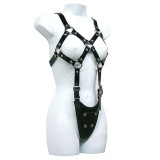 Leather Body-Ham din Piele Exposed Body pentru Femei