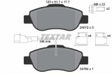 Set placute frana TEXTAR 2407202