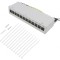 Soclu RJ45 Keystone Gri Clichet Mamă