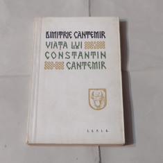 DIMITRIE CANTEMIR - VIATA LUI CONSTANTIN CANTEMIR