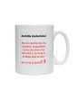 Cana alba personalizata &quot; Ambitia Studentului&quot;, INOVATIX&reg;. 330ml, Oem