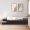 vidaXL Cadru de pat cu depozitare Stejar negru 244 x 118 x 53.5 cm 3335566