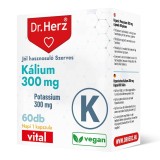 Capsule vegane cu potasiu organic 300 mg Dr Herz 60 buc