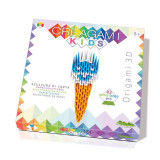 Origami 3D Creagami KIDS, &icirc;nghețată (83 piese) - Silvana Fusari