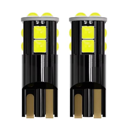 Set 2 becuri auto LED 10SMD, T10 W5W, 12V, 1200lm/set foto