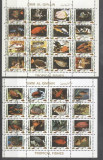 Umm al Qiwain 1973 Fishes, 2 perf. mini sheetlet, used T.180, Stampilat