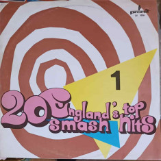 Disc vinil, LP. England's Top 20 Smash Hits 1-ALLAN CADDY ORCHESTRA, SINGERS PLAYS