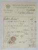 CHITANTA ELIBERATA FAMILIEI DOCTORULUI CONSTANTIN DANIEL DE HOTELUL &#039; TRIANON PALACE &#039; DIN PARIS , 1932