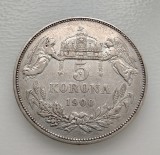 Ungaria - 5 Korona 1900 KB - Argint