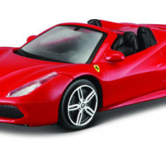 Macheta masinuta Bburago scara 1/43 Ferrari 488 Spider, rosu, BB36000/36026R