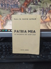 rabin dr. David Safran, Patria mea &icirc;n războiul de șase zile, editura Hasefer, Ierusalim 1968, 024