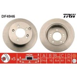 Set disc frana Kia Carens 2 Mpv (Fj) 07.02-03.13, Carens 3 Mpv (Un) 05.06-12.13, Spate, 275X10mm, plin, TRW