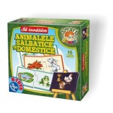 Joc educativ sa invatam animale salbatice domestice, D-Toys S.A.