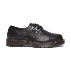 Dr. Martens pantofi de piele 1461 Metal Plate culoarea negru, DM31684001