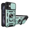Husa iPhone 16 Plus protectie camera Techsuit CamShield Series, verde