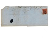 Bavaria (Germania) 1860 - Plic circulat Nurnberg - Wurzburg