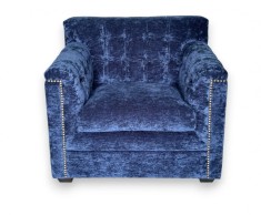 Fotoliu albastru elegant ✔ model TAN foto