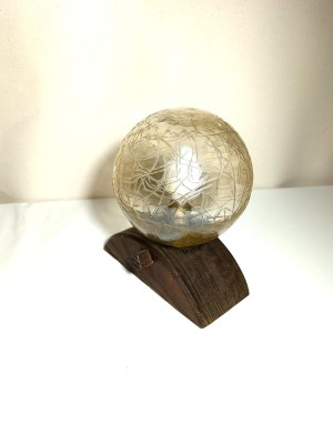 Veioza Art Deco, Mid-Century Doria, sticlă Murano, vintage foto