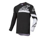 Tricou Alpinestars MX Fluid Chaser Black White