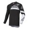 Tricou Alpinestars MX Fluid Chaser Black White