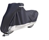 Cumpara ieftin Husa pentru motocicleta Velmia, marime L, 230 x 100 x 125 cm, poliester, gri