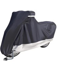 Husa pentru motocicleta Velmia, marime L, 230 x 100 x 125 cm, poliester, gri