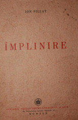 IMPLINIRE - ION PILLAT foto