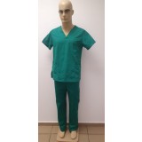 Bluza medicala de culoare verde &ndash; model unisex - 50