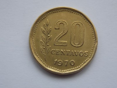 20 CENTAVOS 1970 ARGENTINA foto