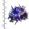 Instalatie compacta cu 3000 LED-uri, multicolor, 65 m, PVC
