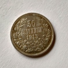 Bulgaria - 50 Stotinki 1913 - Argint