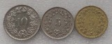 G5. Elvetia set / lot 5 rappen 1942 si 1981 + 10 rappen 1972 **, Europa
