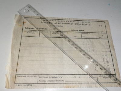 TIPIZAT - DIRECTIA AERONAUTICEI COMERCIALE -SUBSECRETARIATUL DE STAT AL AERULUI foto