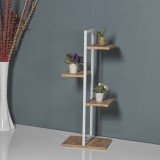 Suport pentru plante Blaabjerg 90x35x26cm cu 3 rafturi [en.casa] HausGarden Leisure