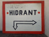 HST Tablă vopsită Hidrant Rom&acirc;nia comunistă decor industrială