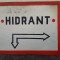 HST Tablă vopsită Hidrant Rom&acirc;nia comunistă decor industrială