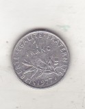 bnk mnd Franta 1 franc 1977