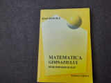 Ioan Dancila - Matematica gimnaziului intre profesor si elev 25/0