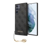 Husa originala Guess Samsung Galaxy S24 Ultra Hardcase 4G Charms Collection, negru, GUHCS24LGF4GGR