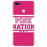 Husa silicon pentru Huawei Y6 Pro 2017, Pink Nation