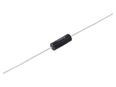 Rezistor bobinat THT 50m&amp;Omega; 3W &amp;plusmn;1% &amp;Oslash;5,2x14,5mm foto