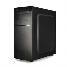 Carcasa delux dw600 sursa 500w middle tower atx 2xusb audio 2x5.25 2.80kg neagra foto