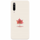 Husa silicon pentru Xiaomi Mi 9, Autumn Tree Leaf Shape Illustration