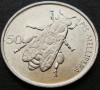 Moneda 50 STOTINOV - SLOVENIA, anul 1993 * cod 2876 = A.UNC, Europa, Aluminiu